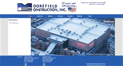 Desktop Screenshot of moorefieldconstruction.com